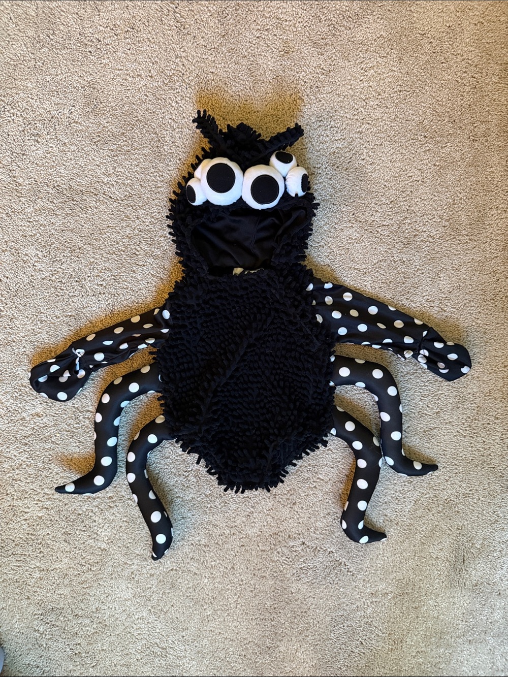 Polka Dot Infant Spider Halloween Costume